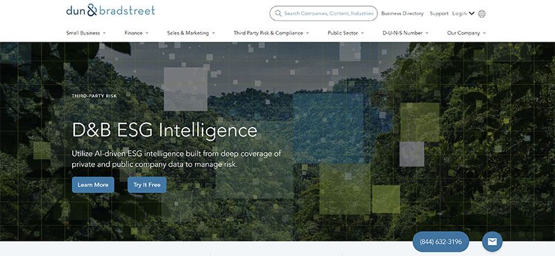 Dun and Bradstreet company intelligence platform